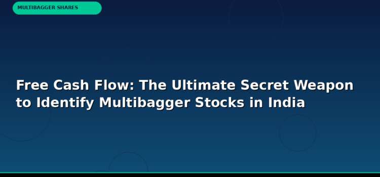 Free Cash Flow: The Ultimate Secret Weapon to Identify Multibagger Stocks in India