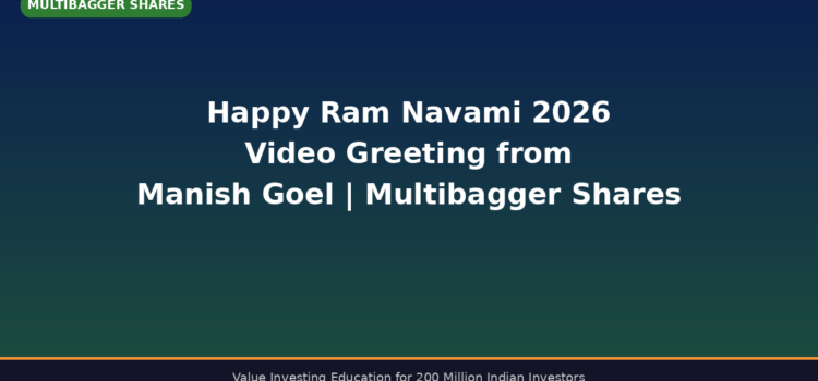 Happy Ram Navami 2026 — Video Greeting from Manish Goel | Multibagger Shares