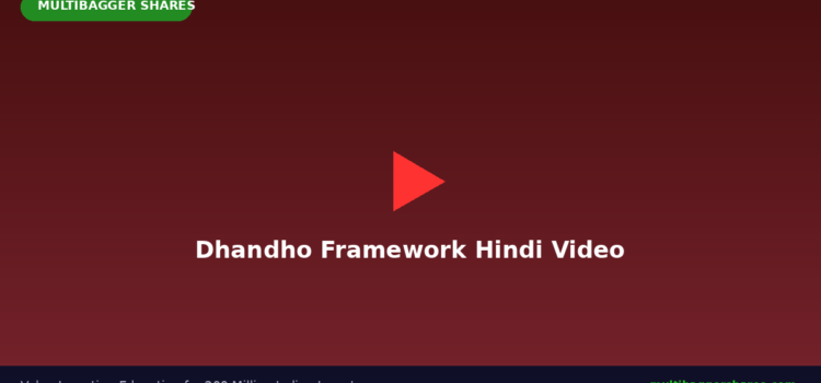 Video: Mohnish Pabrai Ka Dhandho Framework — Kam Risk Mein Zyada Return Ka Tarika (Hindi)