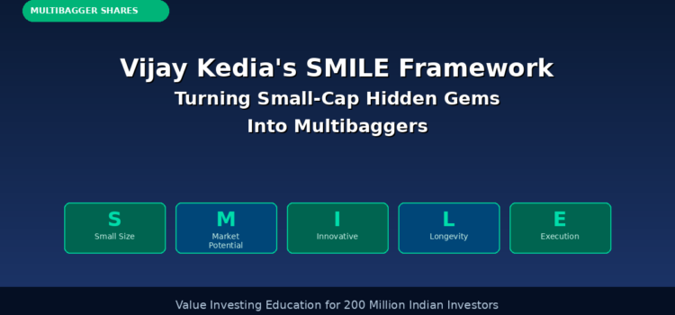 Vijay Kedia’s SMILE Framework: The Indian Investing Legend’s Proven System for Turning Small-Cap Hidden Gems Into Multibaggers — A Complete Guide for Smart Indian Investors