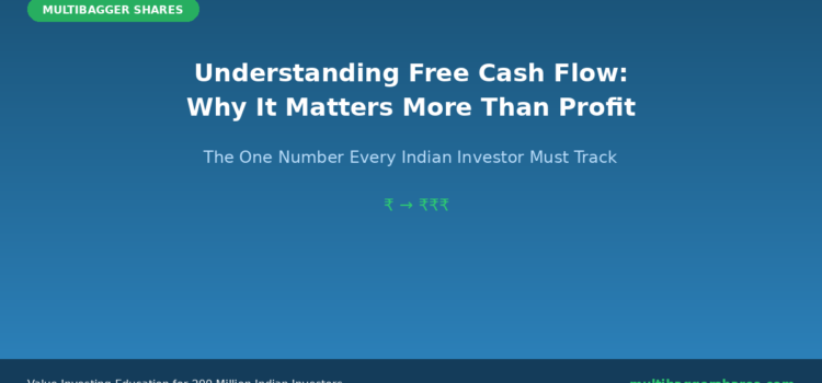 Understanding Free Cash Flow: Why It Matters More Than Profit — The One Number Every Indian Investor Must Track