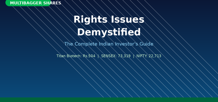 Rights Issues Demystified: The Complete Indian Investor’s Guide — Should You Subscribe, Sell Your Rights, or Let Them Lapse?