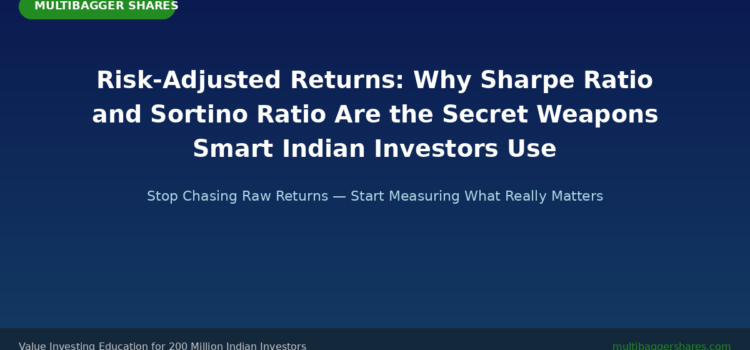 Risk-Adjusted Returns: Why Sharpe Ratio and Sortino Ratio Are the Secret Weapons Smart Indian Investors Use to Measure True Portfolio Performance — Stop Chasing Raw Returns and Start Measuring What Really Matters
