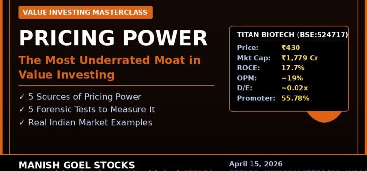 Pricing Power: The Most Underrated Moat in Value Investing — How to Identify Indian Companies That Can Raise Prices Year After Year Without Losing Customers