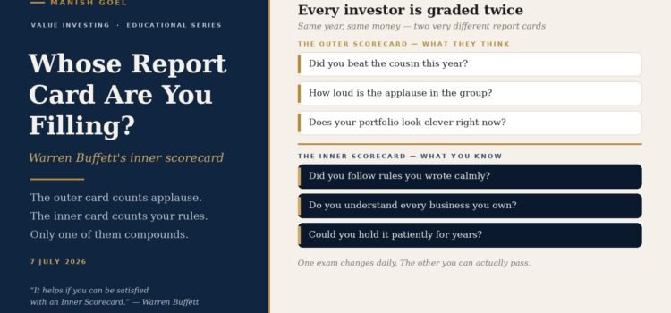 Whose report card are you filling? Warren Buffett's inner scorecard for the everyday investor